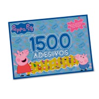 Peppa Pig - Prancheta para colorir com 1500 adesivos