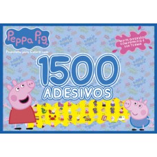 Peppa Pig - Prancheta para colorir com 1500 adesivos
