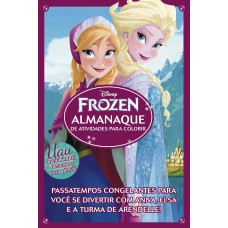 Frozen - Almanaque de atividades para colorir