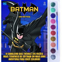 Batman Livro Para Pintar com Aquarela