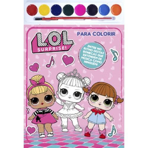 LOL Surprise - Colorindo com adesivos especial : On Line Editora:  : Livros