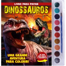 Dinossauros Livro para Pintar com Aquarela