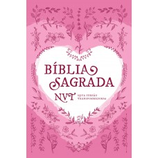 Bíblia Sagrada NVT - Coração Rosa