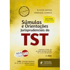 Súmulas e orientações jurisprudenciais do TST