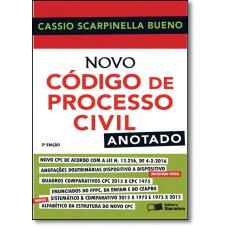 Novo Codigo De Processo Civil Anotado (2Ed/2016)