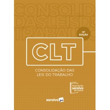 CLT - Legislação Saraiva de Bolso - 13ª edição - 2020