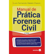 Manual de prática forense civil - 6ª edição de 2019