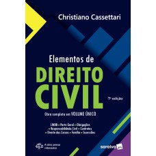 Elementos de direito civil - 7ª edição de 2018