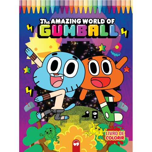 Poster O incrível mundo dos personagens de Gumball Aniver