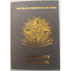 Passaporte da leitura preto
