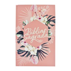 Bíblia ACF, Soft Touch, Capa dura, Floral, Leitura Perfeita