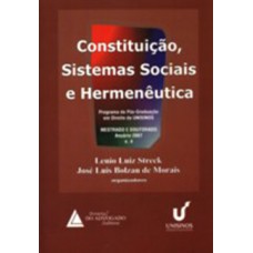 Constituição, sistemas sociais e hermenêutica