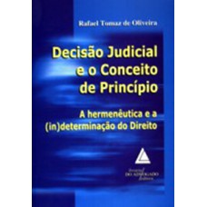 Decisão judicial e o conceito de princípio