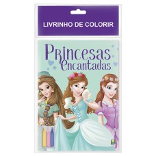 Livrinho de colorir: Princesas Encantadas