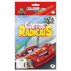 Colorir com Giz de Cera: Carros Radicais