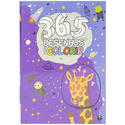 Livro De Pintura Disney Menino - 365 Desenhos Colorir