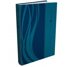 Bíblia Presente de Batismo, NVI, Couro Soft, Azul
