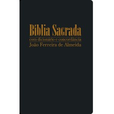 Bíblia ARC gigante - Dicionário e concordância - Luxo preta