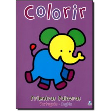 Colorir - Primeiras Palavras - Elefante