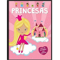 Princesas - livro de atividades com adesivos