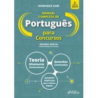 Manual completo de português para concursos - 3ª edição - 2019