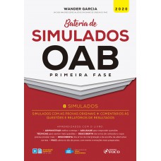 BATERIA DE SIMULADOS OAB 1ª FASE - 1ª ED - 2020