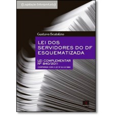 Lei Dos Servidores Do Df Esquematizada. Lei Comp. 840/2011