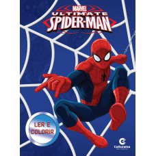 Livro Médio Ler e colorir - Homem Aranha
