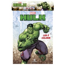 Hulk - Ler e colorir com Giz