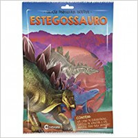 Livro Brinquedo Ilustrado Dinossauros Sortom com Miniatura