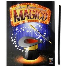 Livro magico + varinha