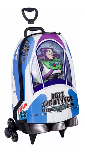 MOCHILA RODA 3D BUZZ LIGHTYEAR - DIPLOMATA
